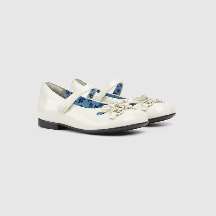 ballerina bianca bambina 812665AAEFO 9053 GUCCI KIDS 