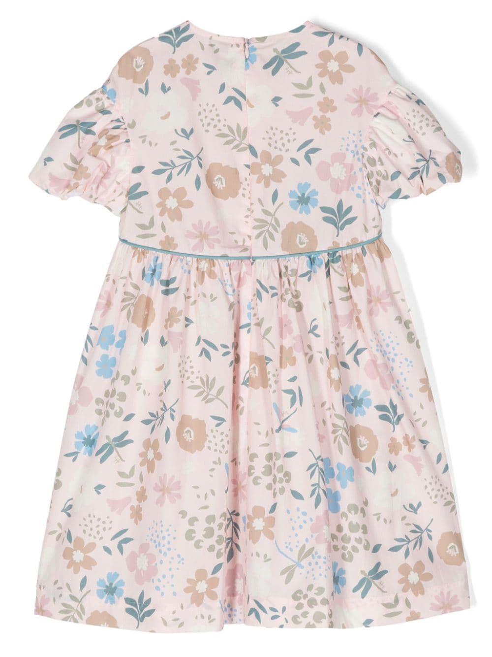 abito fiori bambina