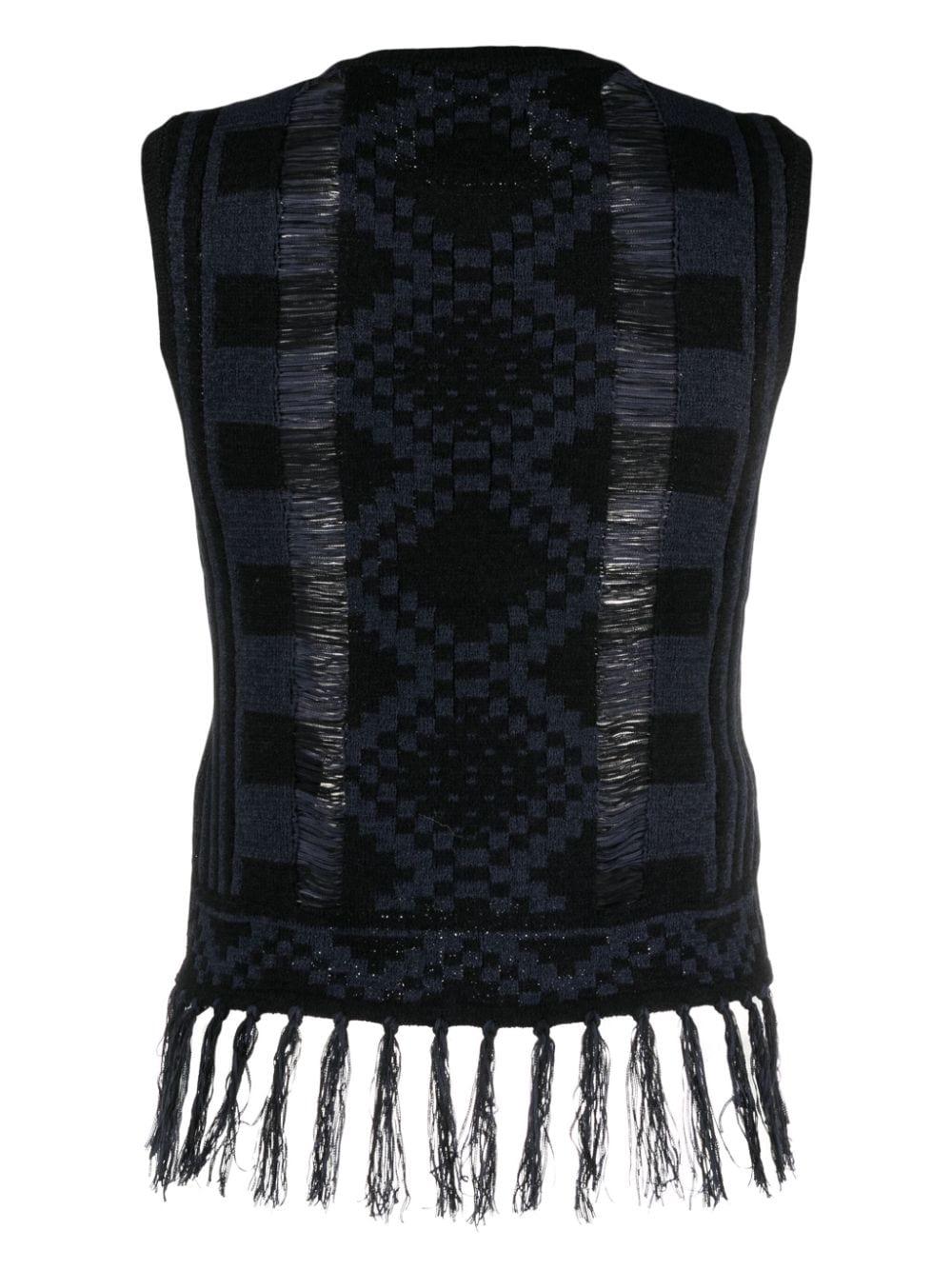 Canotta blu e nero donna 173344 0002 Scotch & Soda 