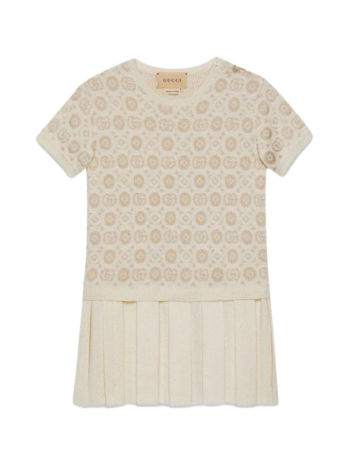 Abito beige bambina