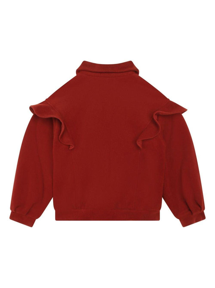 Giacca rossa bambina