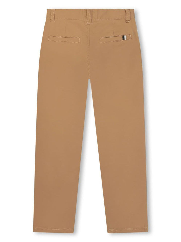 Pantaloni bambino marrone