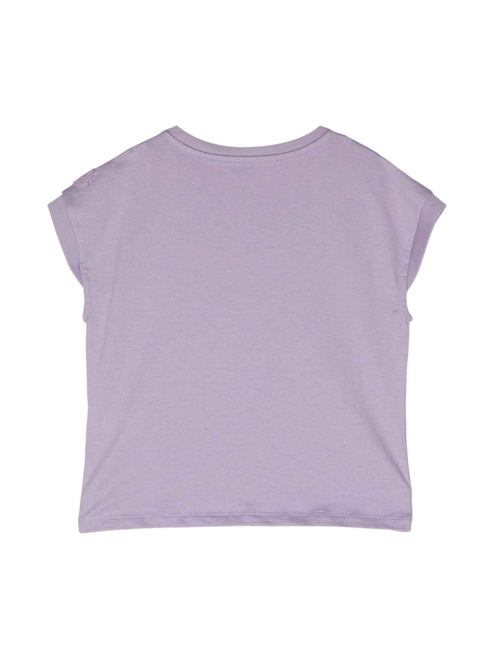 T-shirt lilla bambina