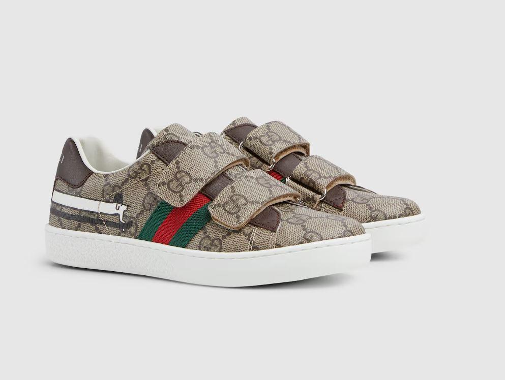 sneacker marrone bambino 463090FAEZC 8549 GUCCI KIDS 
