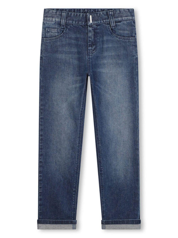 Pantaloni blu denim bambino