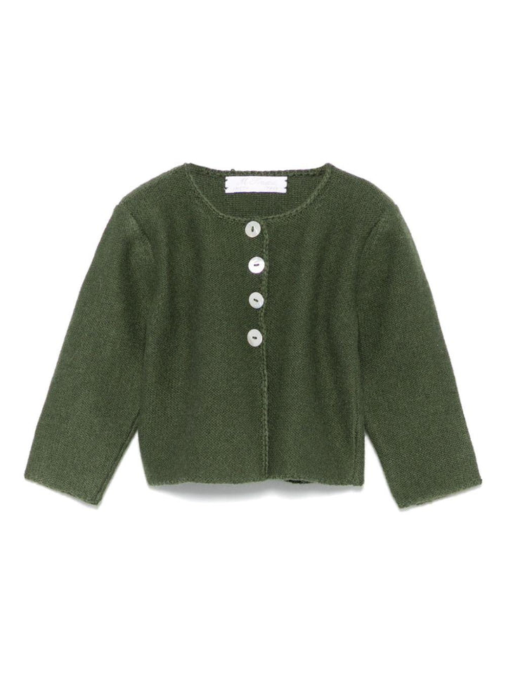 cardigan verde neonato