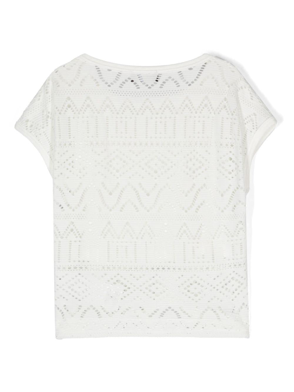 T-shirt bianca  bambina