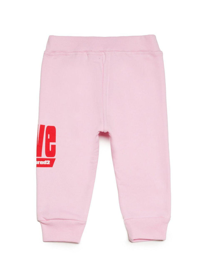 Pantaloni rosa bambina