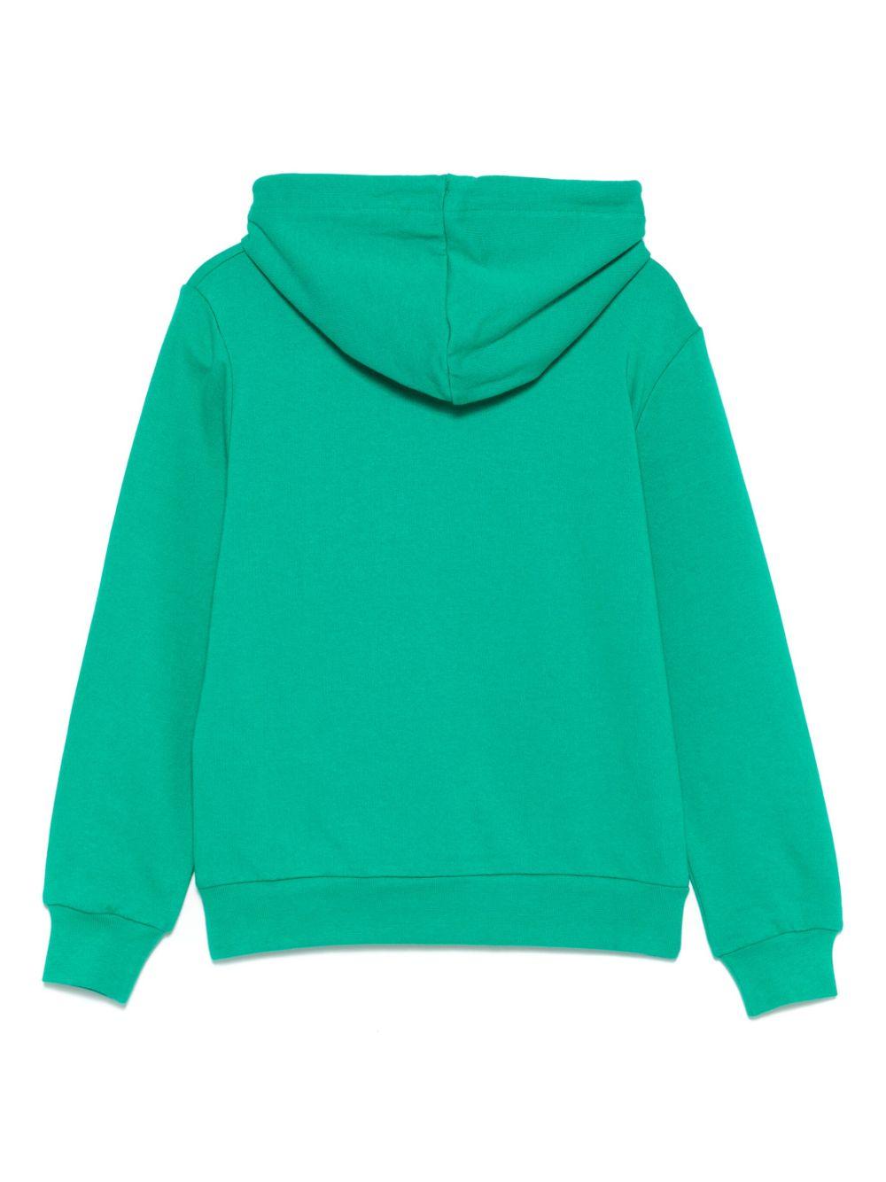 felpa verde bambino