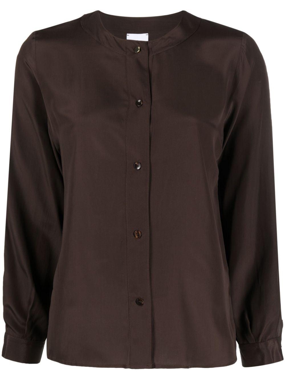 Camicia marrone donna C368 CAFFE Merci 