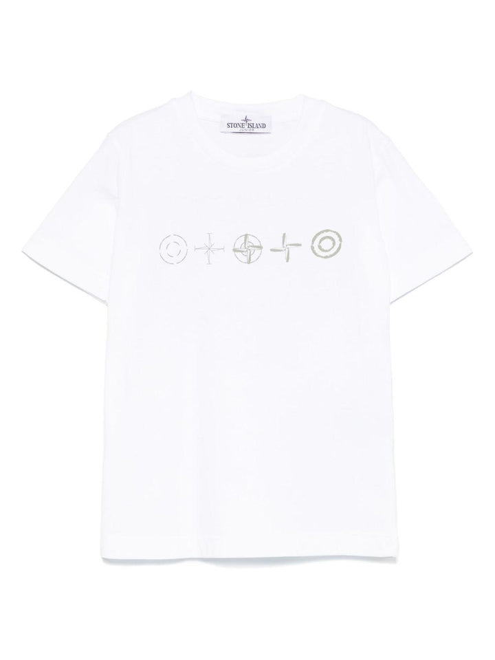 t-shirt bianca bambino