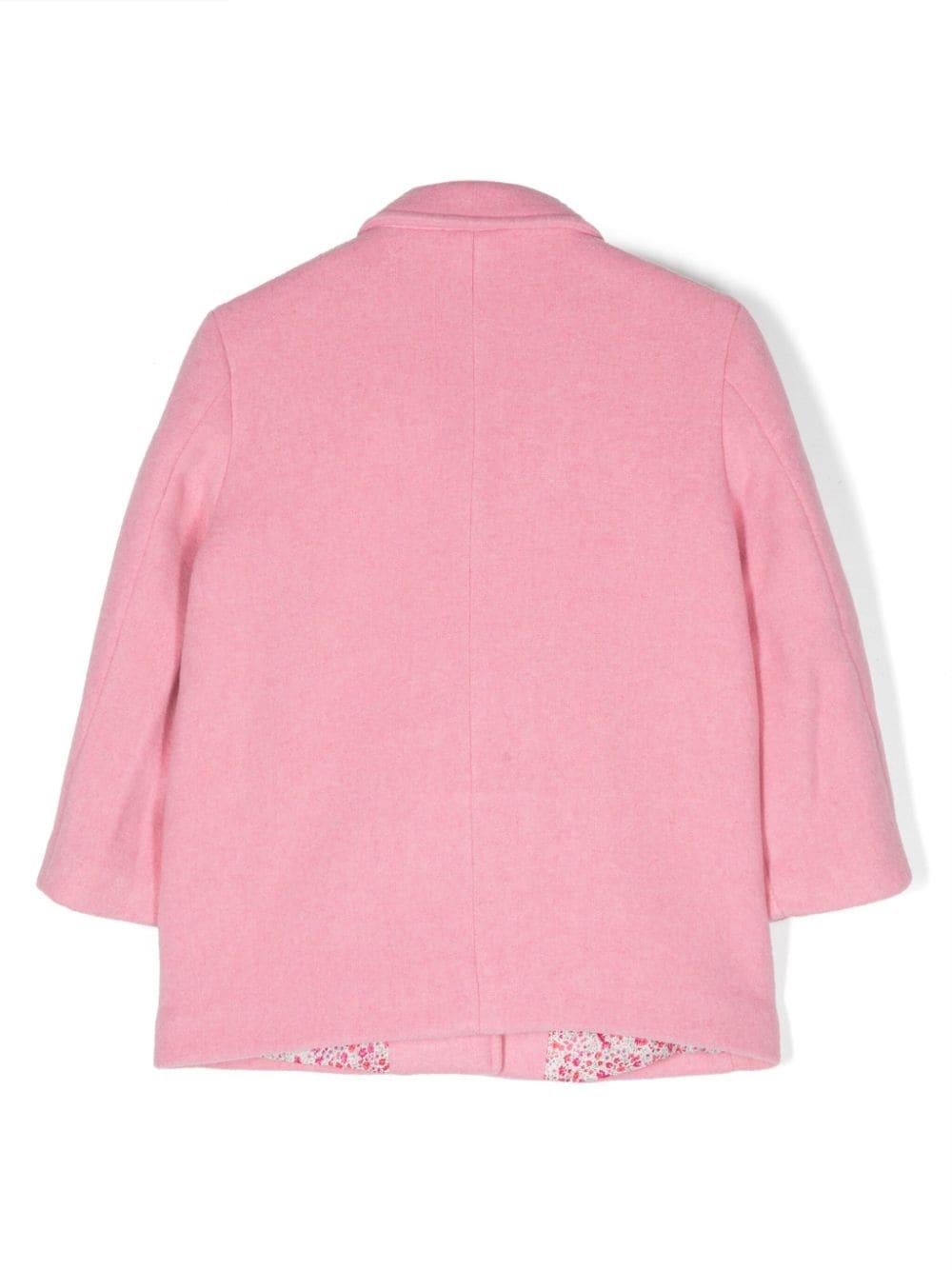 Cappotto rosa bambina