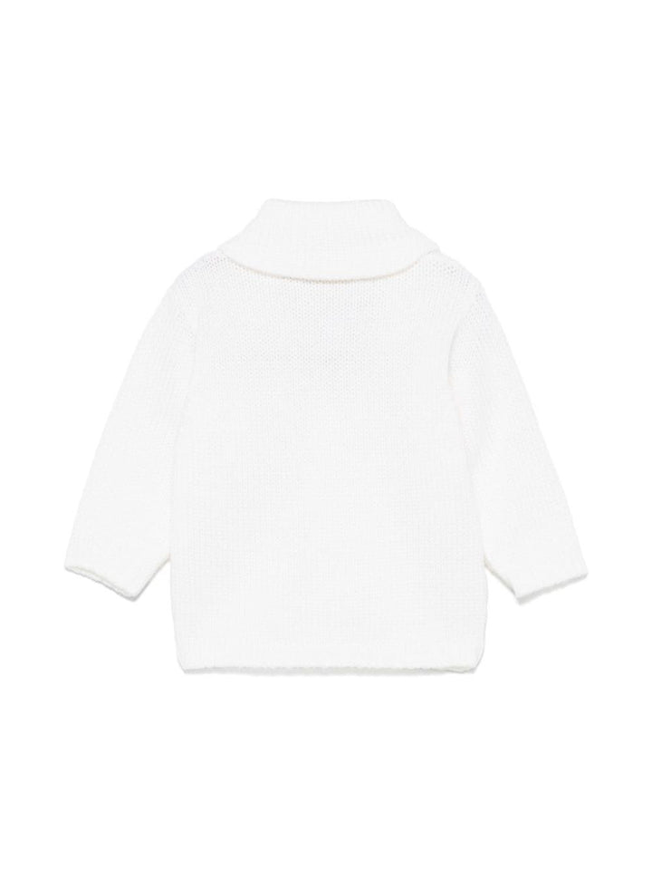 Cardigan bianco neonato