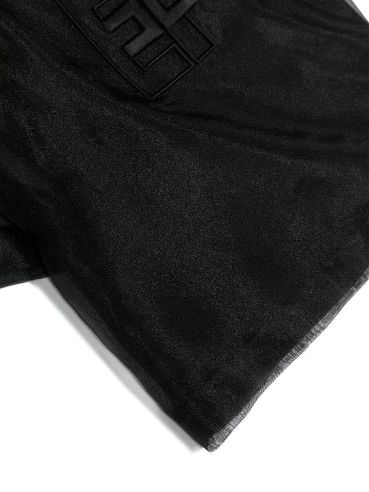 T-shirt nera bambina