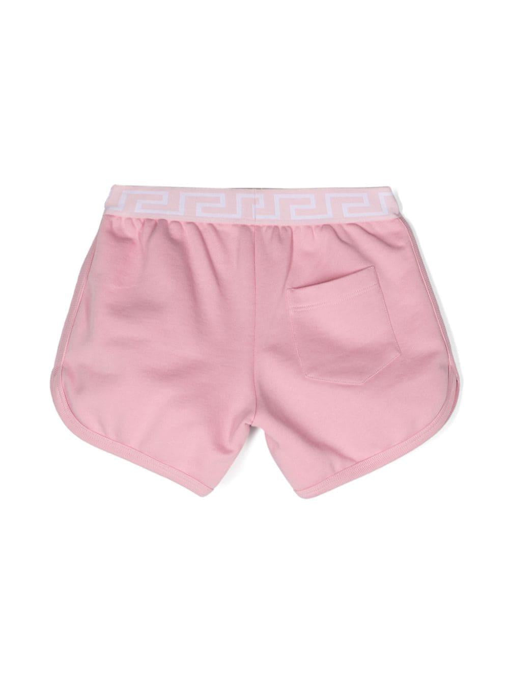 Shorts rosa bambina