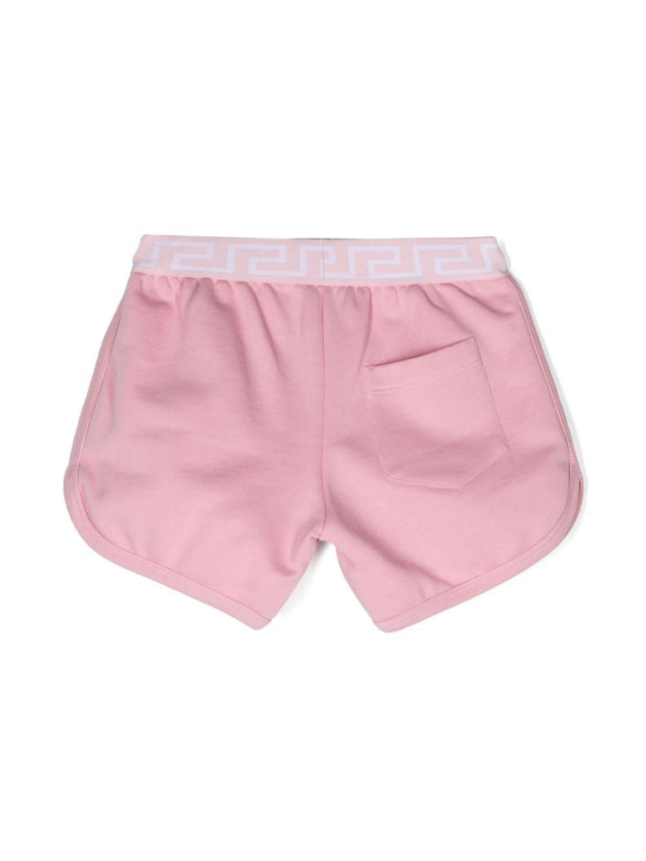 Shorts rosa bambina