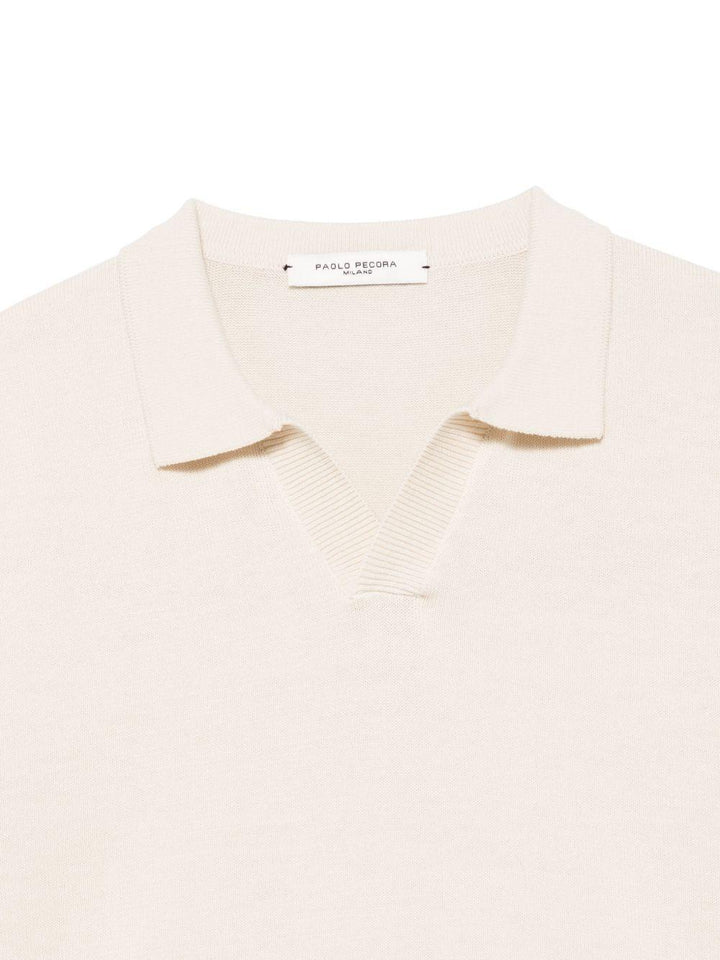 polo ecrù bambino