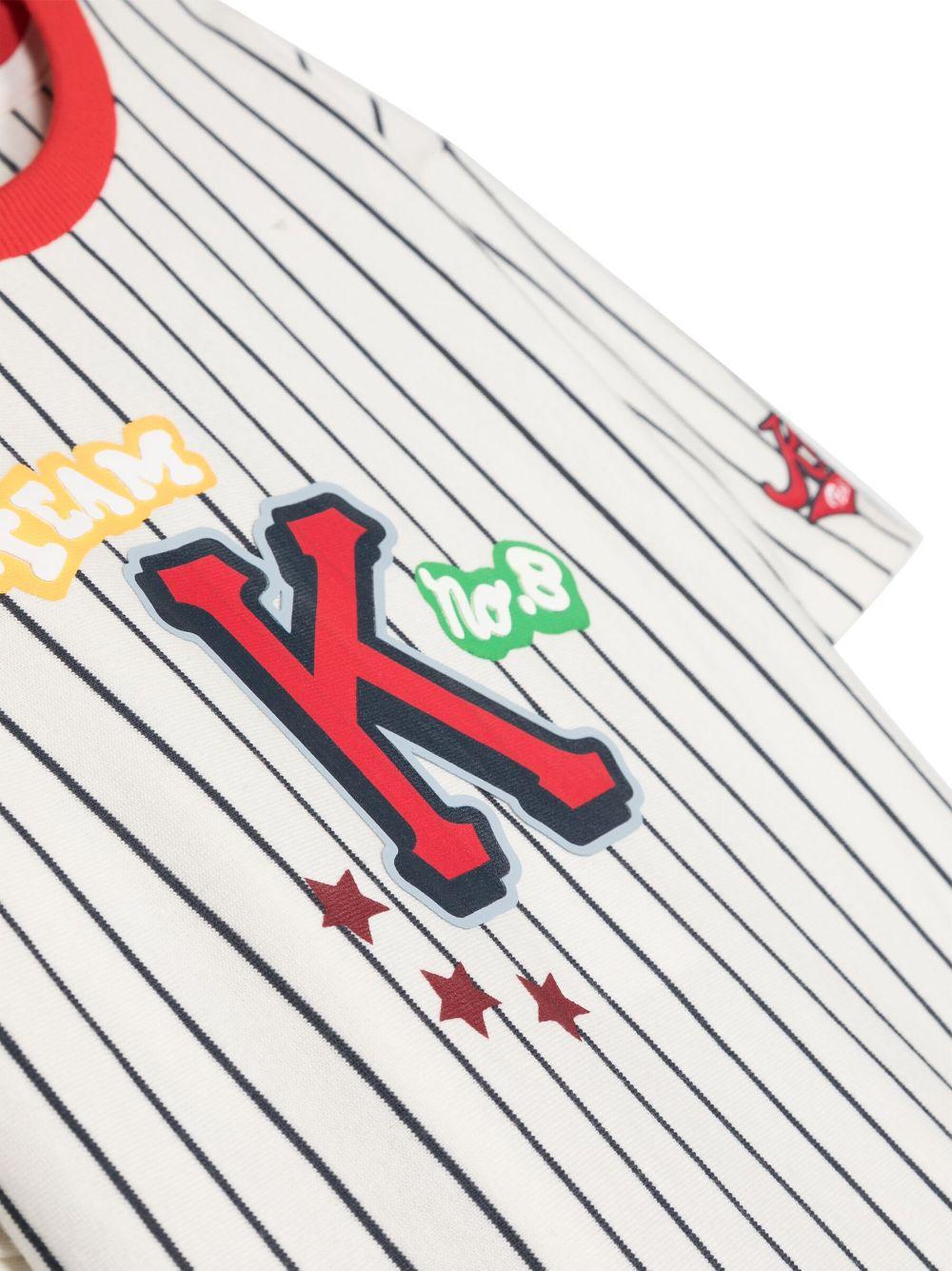 T-shirt bianca bambina K15721 12P KENZO KIDS 