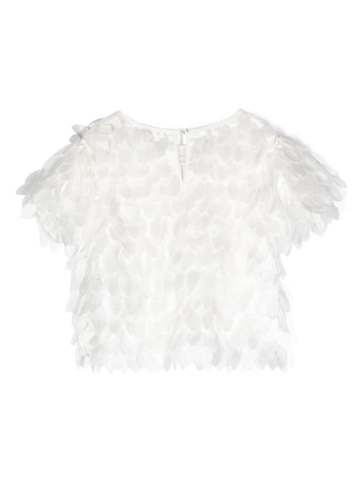 T-shirt bianca bambina