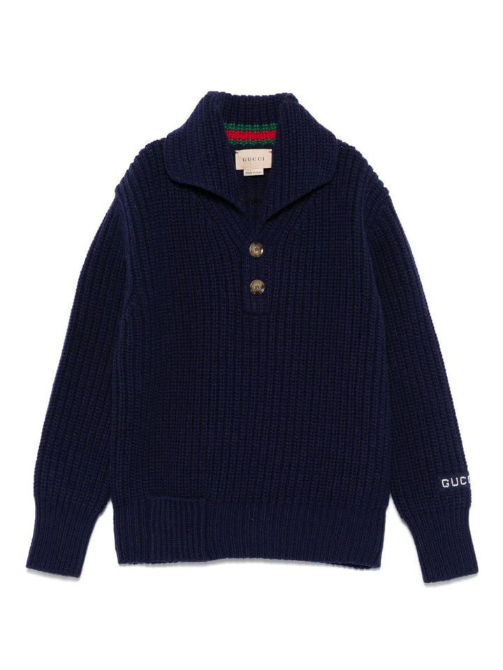 Maglione blu navy bambino