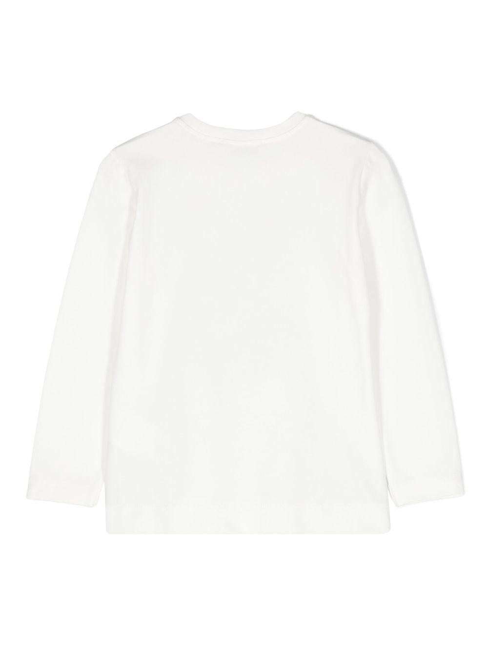 t-shirt bianca bambina 19D6204000 0001 Monnalisa kids 