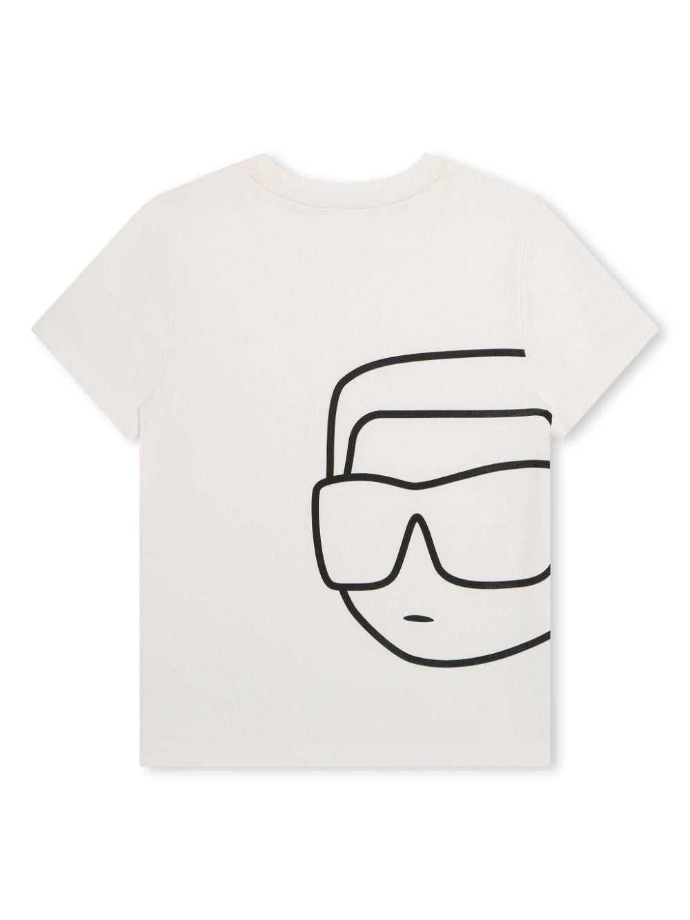 t-shirt bianca bambino Z30056 10P Karl lagerfeld kids 