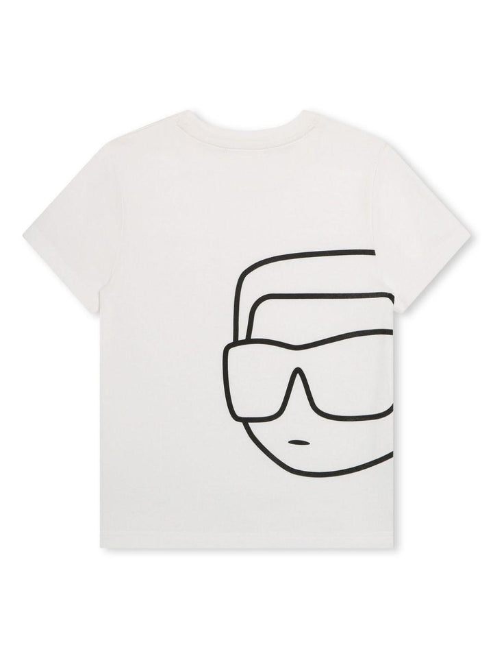 t-shirt bianca bambino Z30056 10P Karl lagerfeld kids 