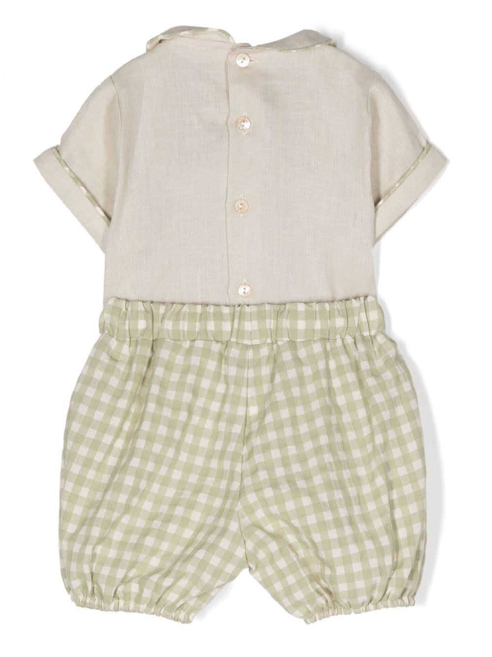 Set beige/verde neonato