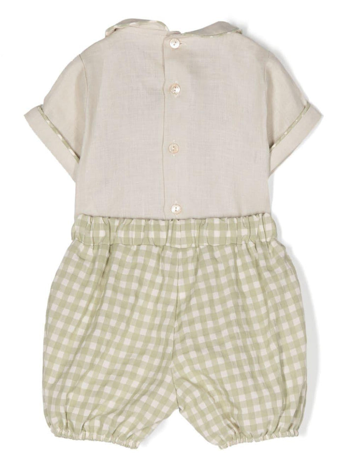 Set beige/verde neonato