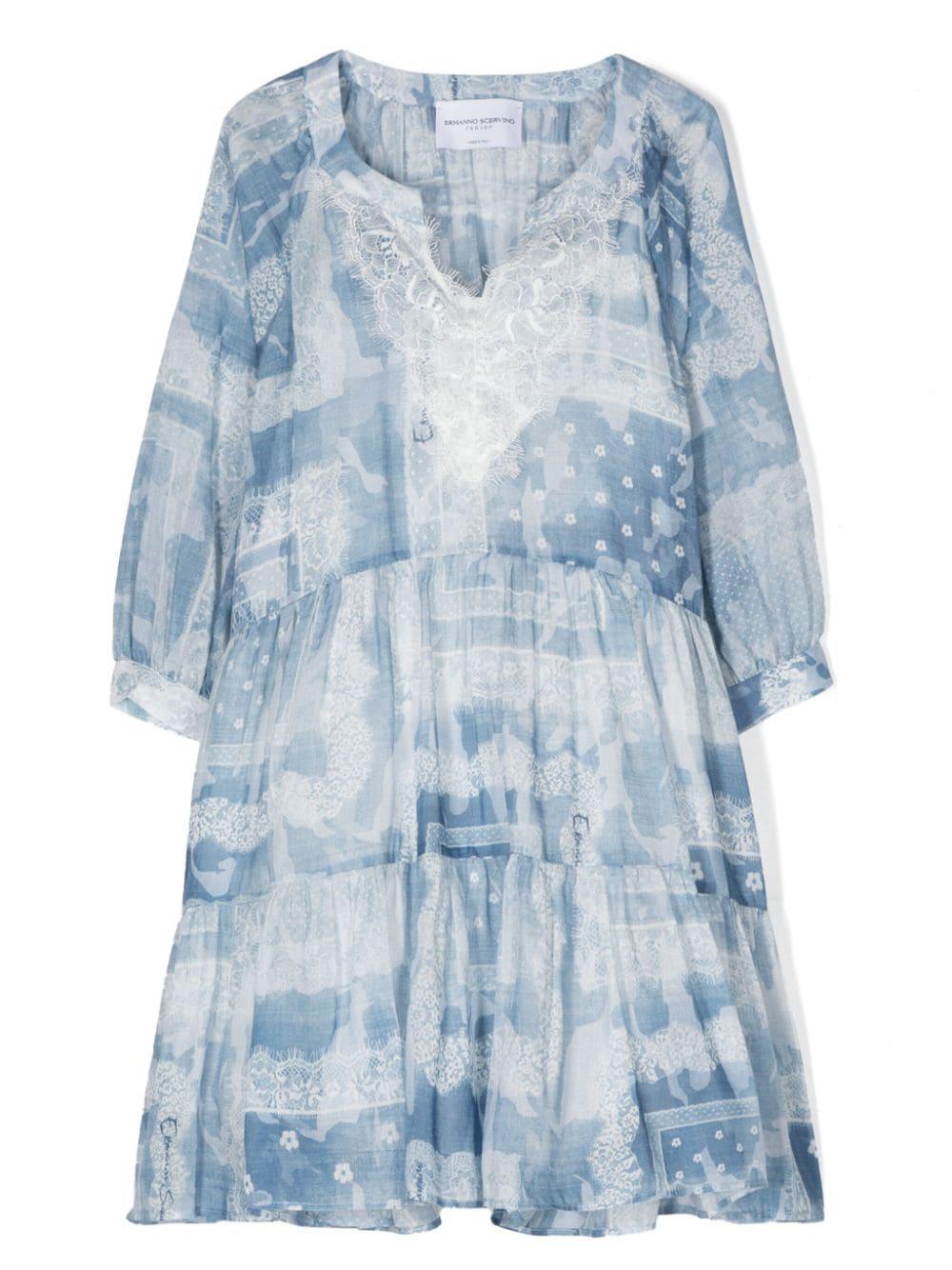 Abito denim bambina
