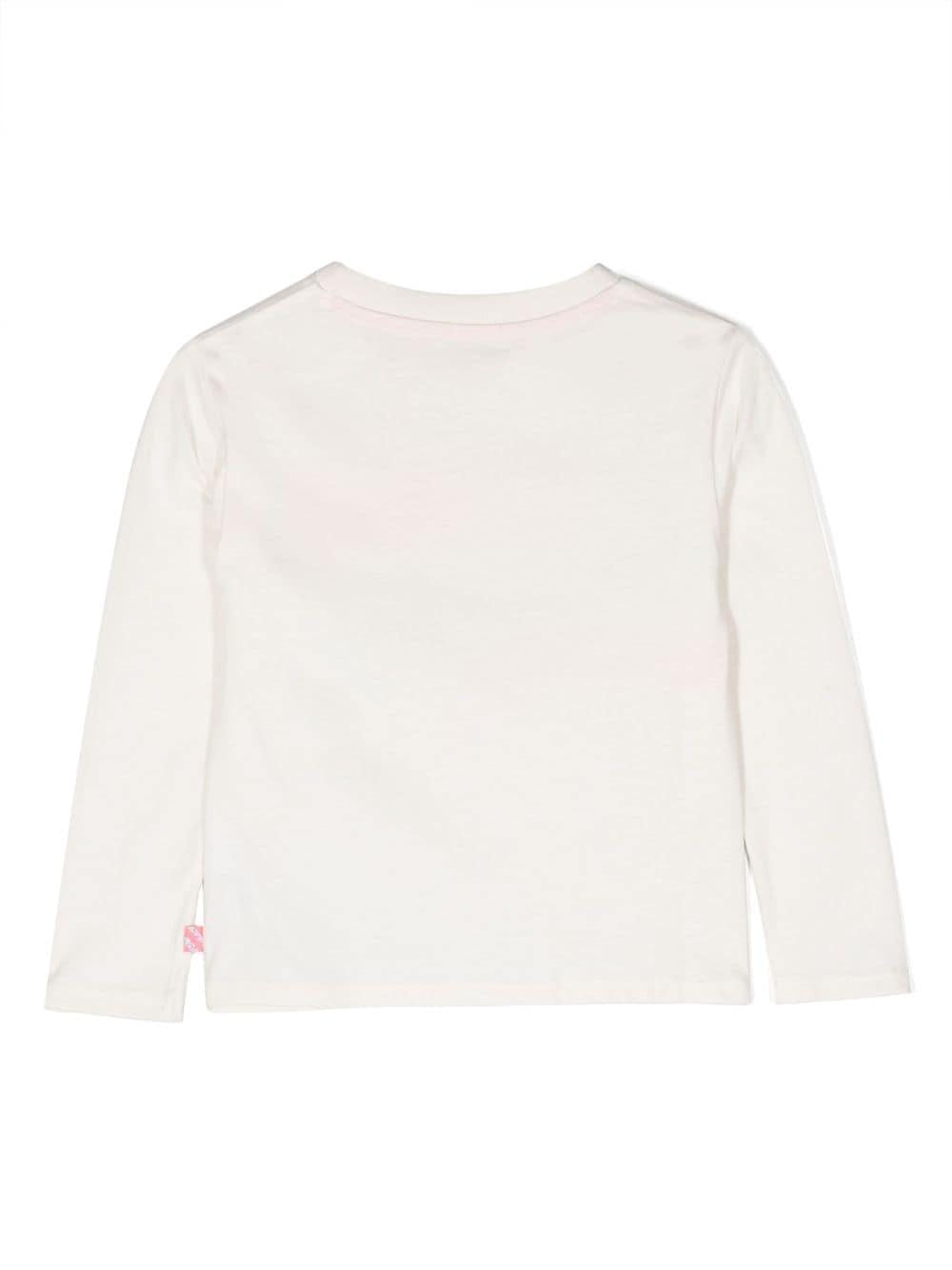 Felpa bianca bambina