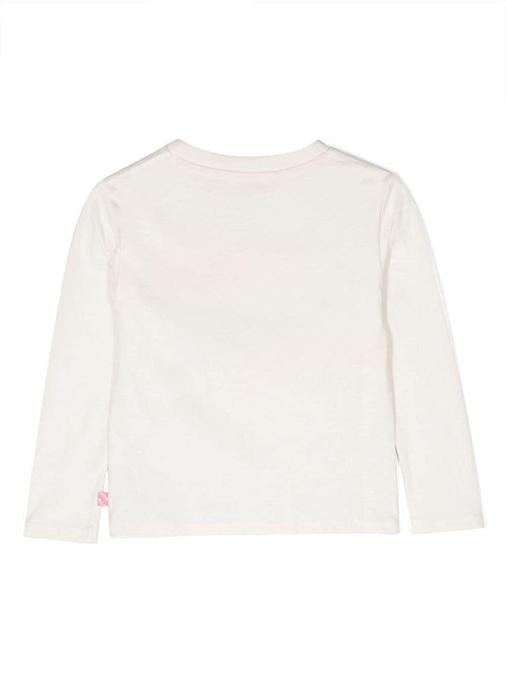 Felpa bianca bambina