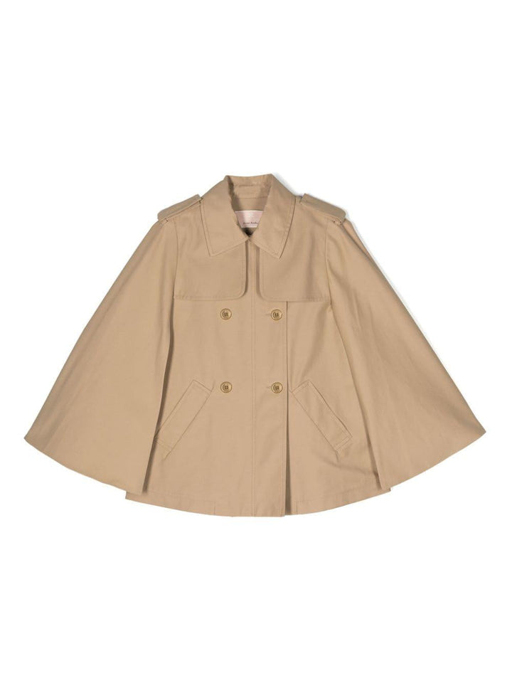 Trench beige bambina