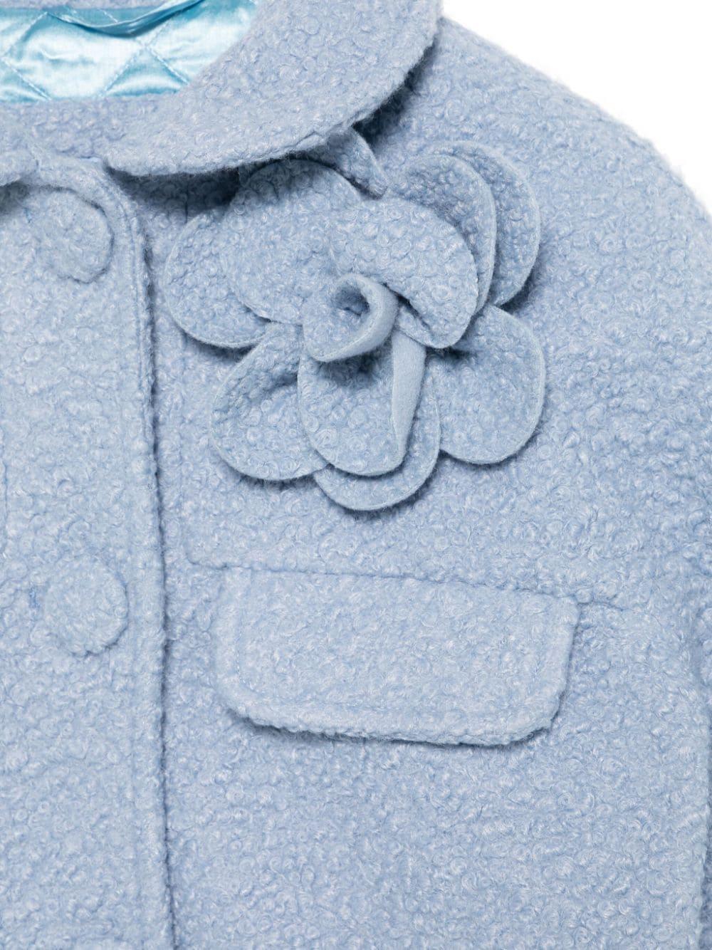 cappotto celeste bambina