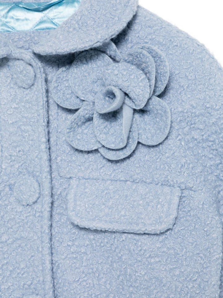 cappotto celeste bambina