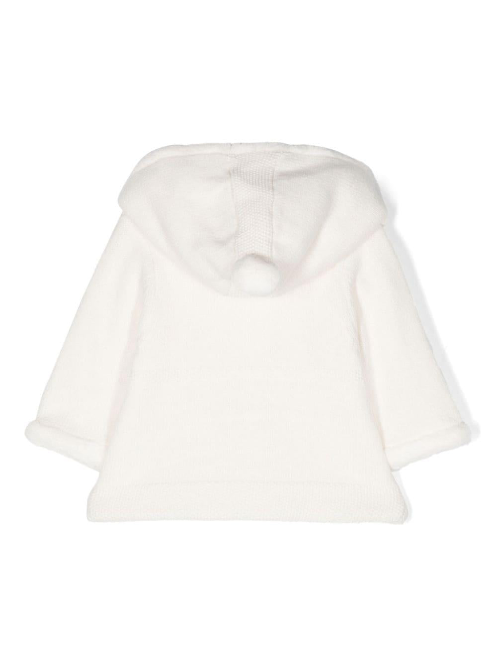 Cappotto bianco neonata TX40010 13 TARTINE & CHOCOLAT 