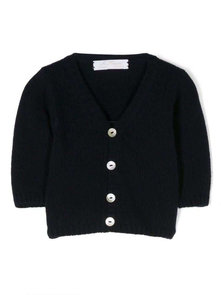 Cardigan blu neonata