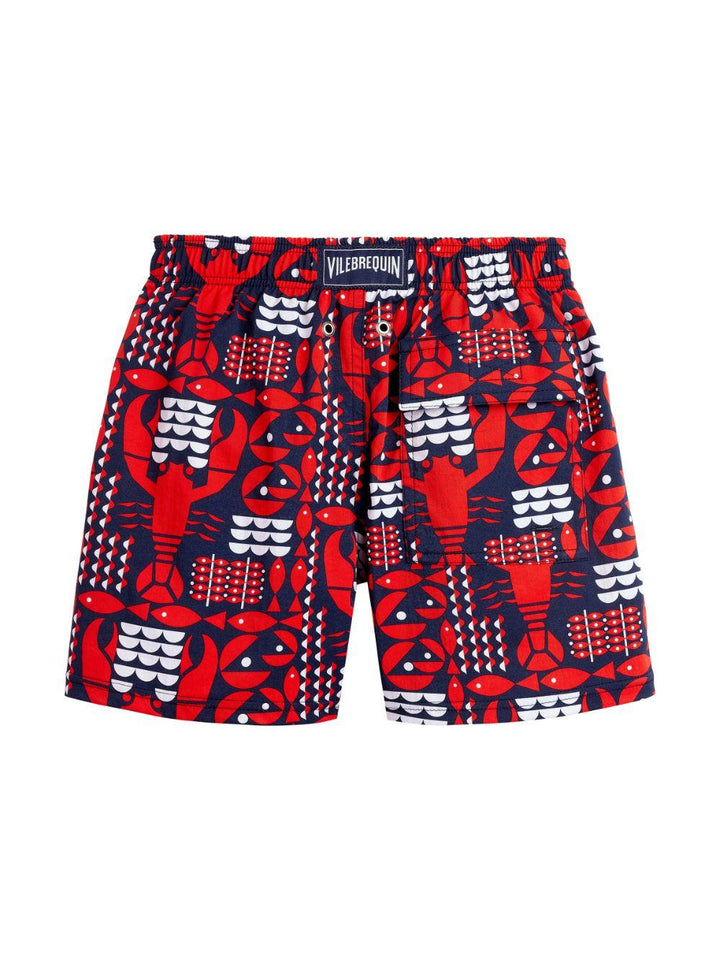 Costume rosso/multicolore bambino
