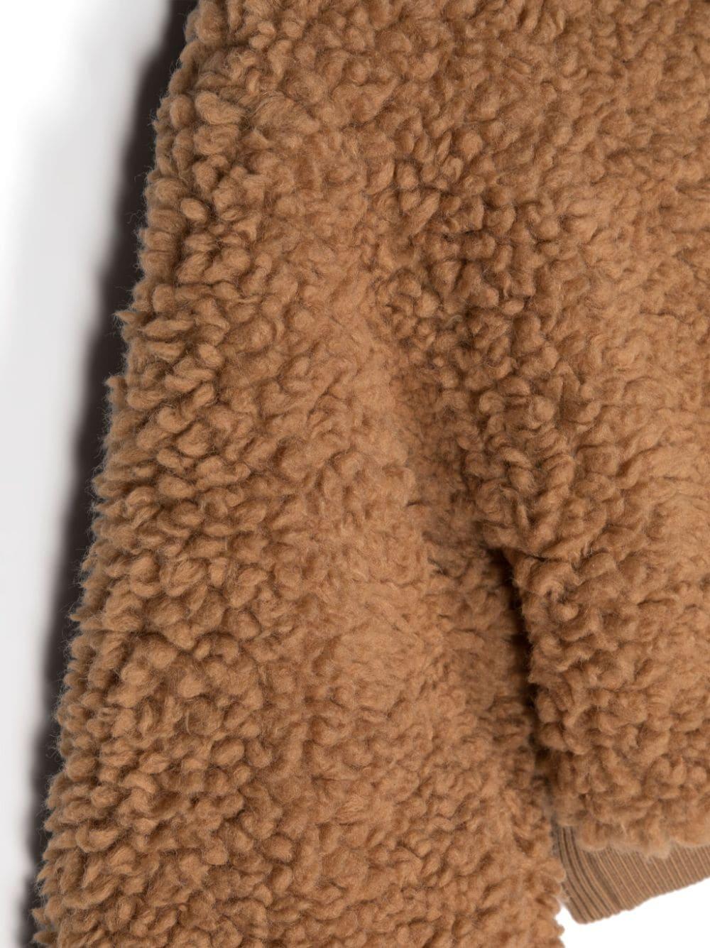 Bomber marrone bambina