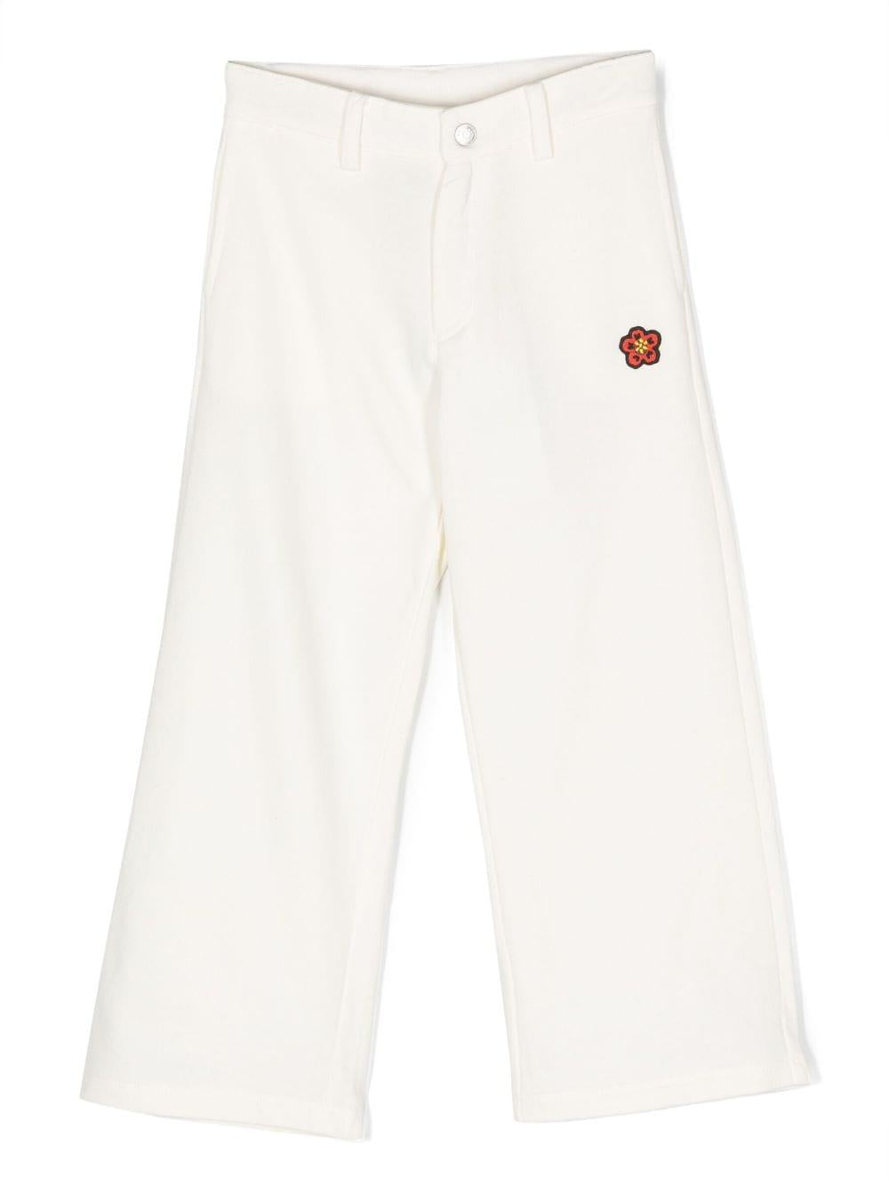 Pantaloni bianchi bambina K14275 12P KENZO KIDS 