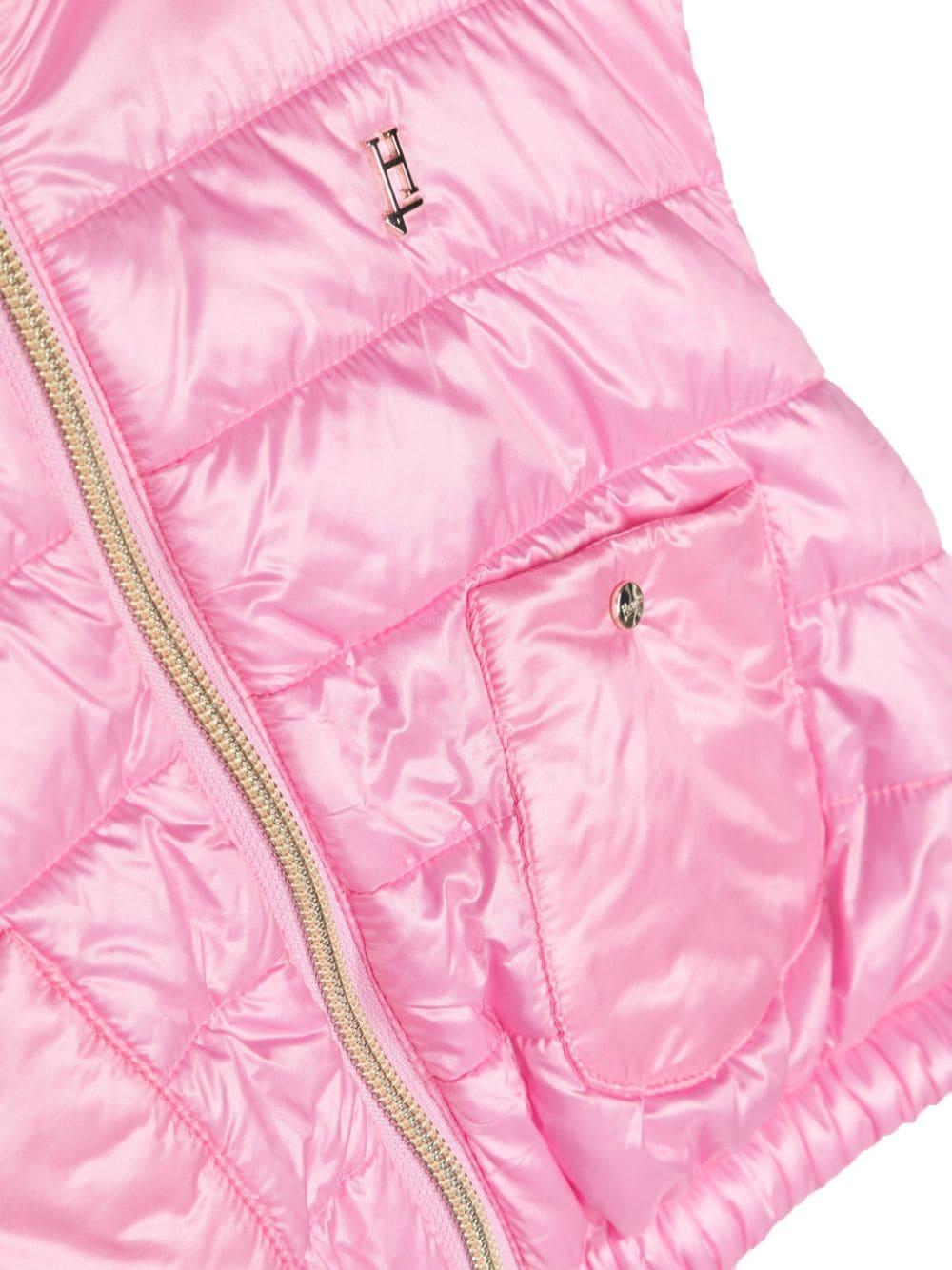 gilet rosa bambina