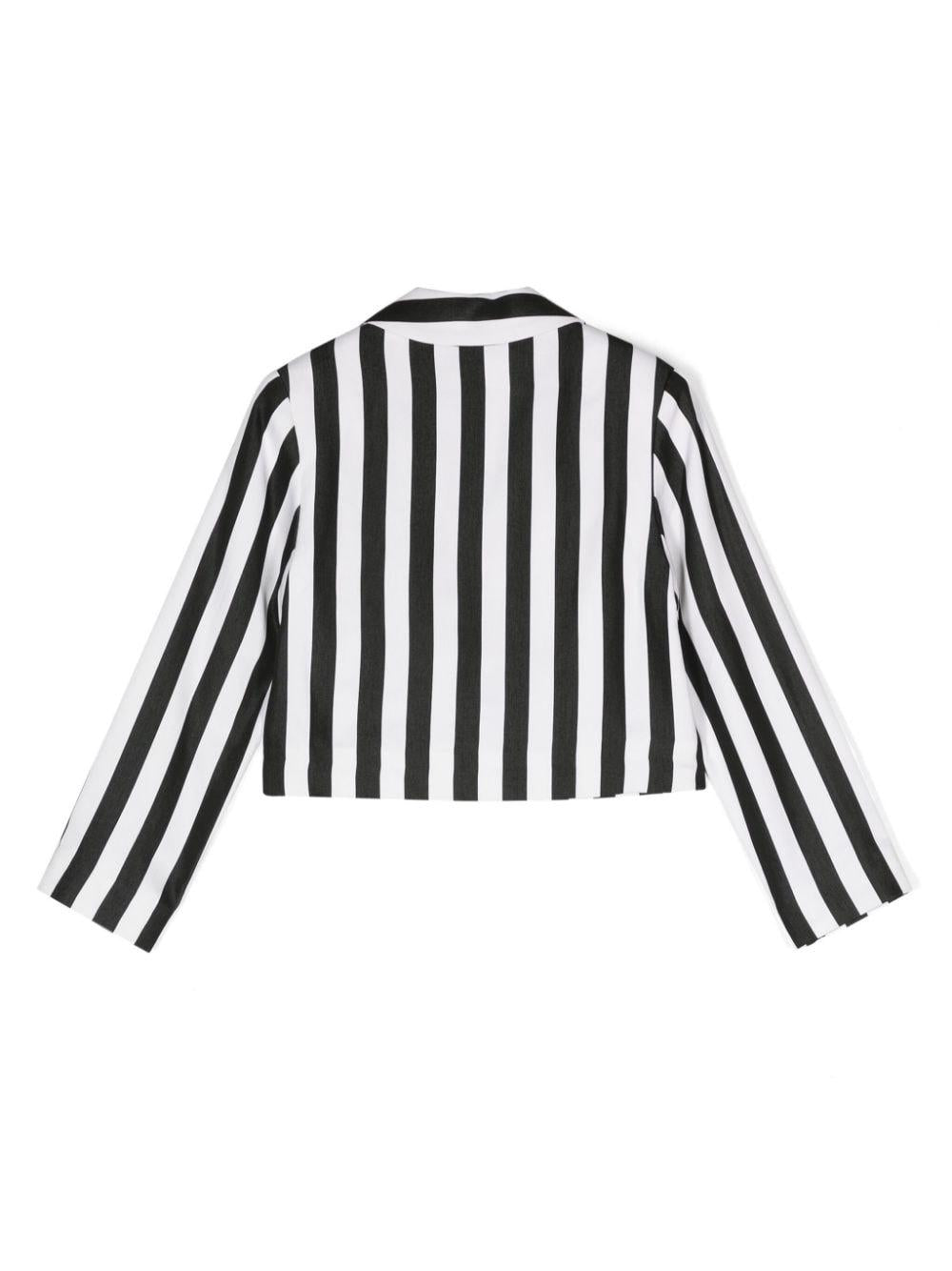 Blazer nero/bianco bambina