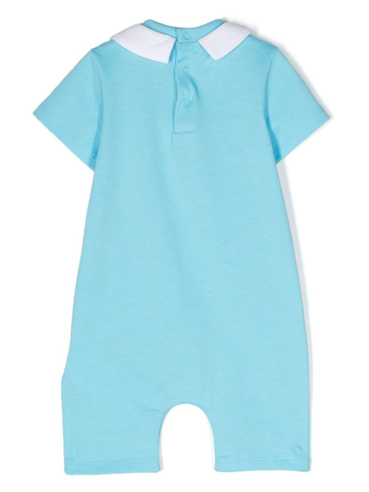 Tutina azzurro/multicolore neonato