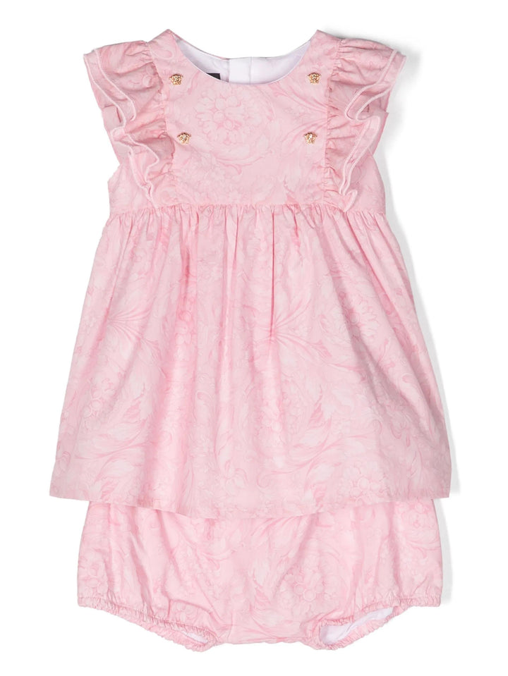 Abito rosa neonato
