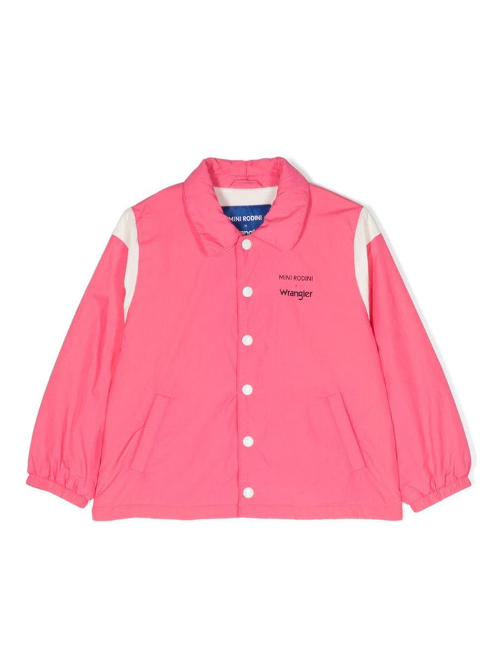 Giubbino rosa/bianco bambina