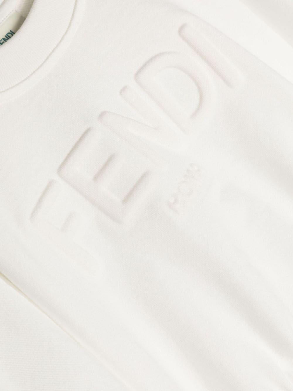 Felpa bambina bianca