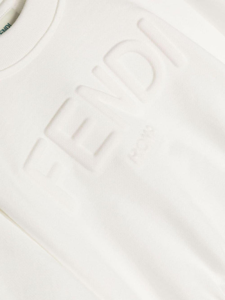 Felpa bambina bianca