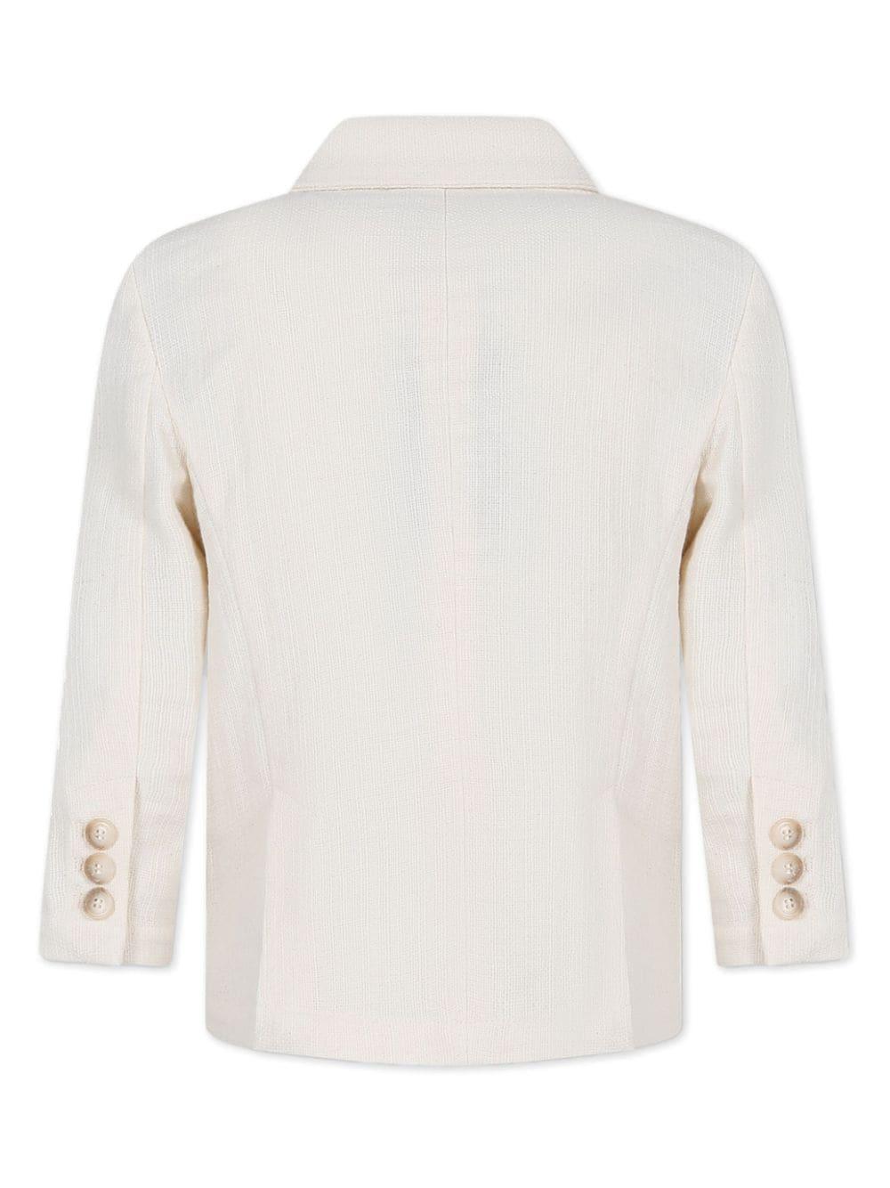 Blazer bianco avorio bambino