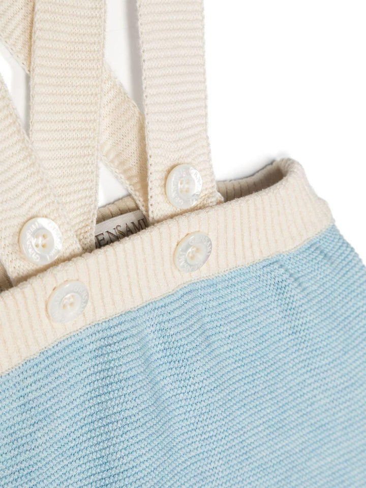 Shorts azzurri neonato unisex