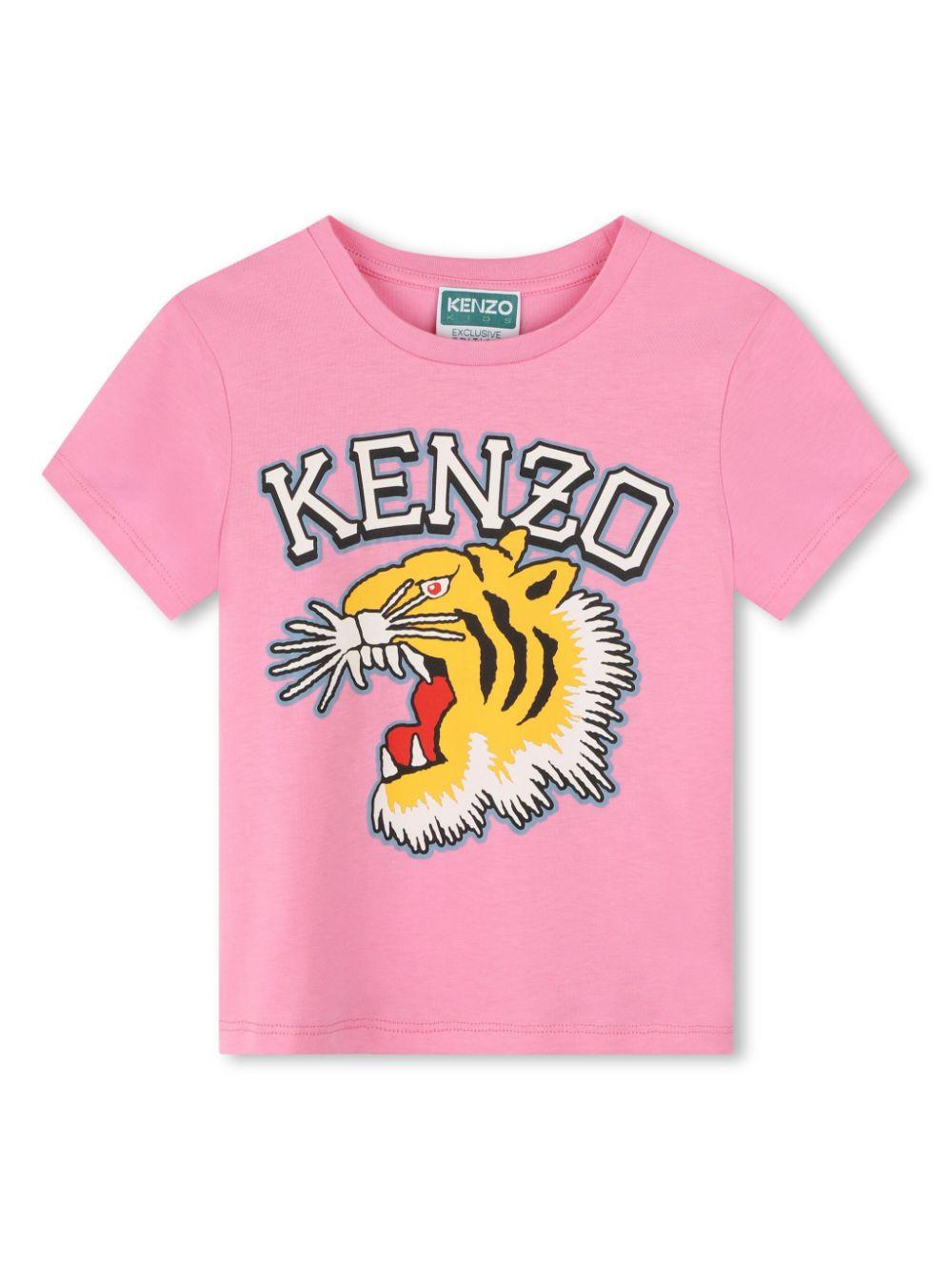 T-shirt rosa bambina K60836 44G KENZO KIDS 